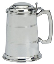 Pewter Tankard With Lid