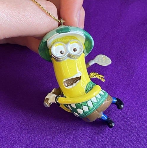 Minion hallmark golf ornament - minion,