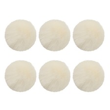 6Pcs Fluffy Soft Faux Fur Pom