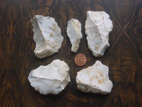 Patinated neolithic flint - 5,