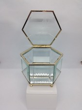 Hexagonal Metal Framed Glass