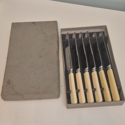 Vintage butter knives set - butter, 6