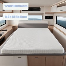 Campervan Mattress Pop Top Elevating Roof Bed Premium Memory Foam Topper 50MM