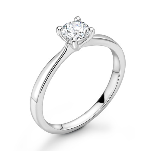 Round diamond solitaire - round,