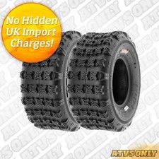18x9.5x8 PAIR A018 QUAD ATV REAR TYRE E MARK OFF ROAD STREET 6 PLY SUN-F ATV TWO