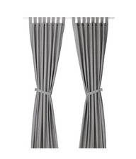Ikea LENDA Curtains Extra Long