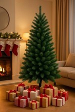Classic Artificial Realistic Natural Branches Pine Christmas Tree Xmas Green-Unl