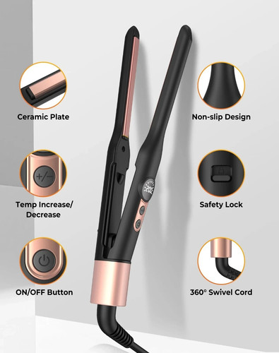 Mini hair straightener pencil - hair,
