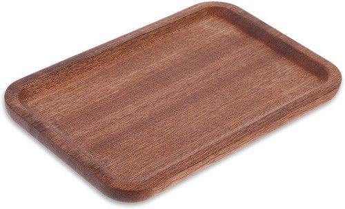 Wooden serving platter with - wooden,