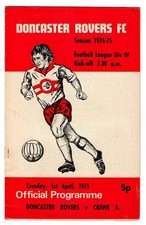 Doncaster rovers 1974 - 1974-75,