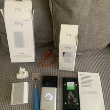 Ring Battery Doorbell With Chime - Satin Nickel