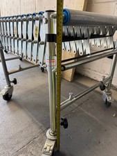 2 x Flexible Gravity Roller Conveyors