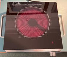 Lakeland Compact Single Ceramic Hob 85-600 degC rarely used boxed + instructions