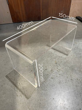 Displaypro Retail Riser Display Stand Clear Acrylic Large