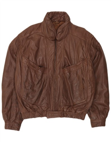 Vintage mens leather - mens, jacket