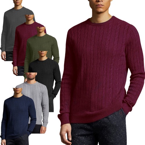 Fashionego mens cable knit - mens,