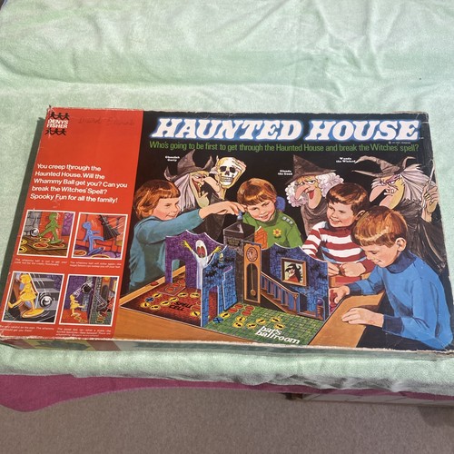 Haunted house board game - house,