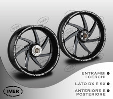 Motorcycle rim stickers