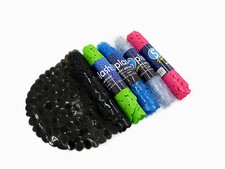 PVC Pebbles Large Bath Mat Shower Mat Suctions Strong Quality Mats Black, Clear
