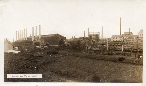 Consett iron works 6388 by - consett,