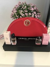 GIORGIO ARMANI My Way & Armani Si 7ml EDP Gift Set With Red Oval Pouch