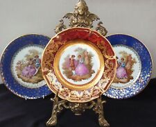 French Limoges plates Fragonard x 3 Vintage 9"
