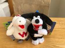 Woolworths Wooly and Worth Plush Keyrings with tags in excellent condition.