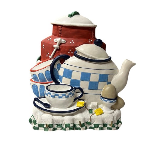 French country tea towel - country,