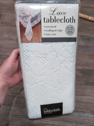 Ritz white lace tablecloth - ritz,