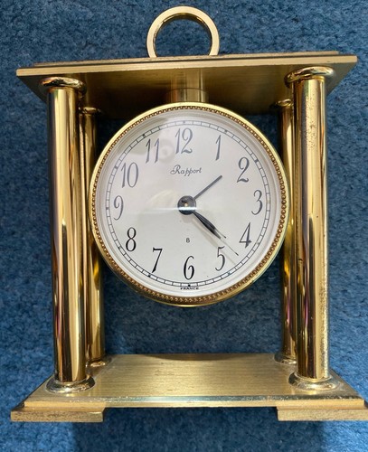 Brass rapport carriage clock - rapport,
