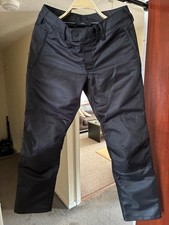 Rev'it Eclipse 2 Textile Mesh Motorcycle Motorbike Trousers - Black Medium Short
