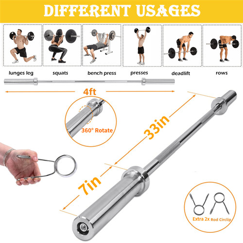 Olympic barbell bar - bar, 2