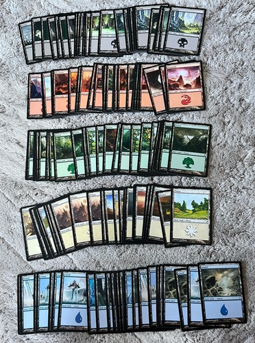 Mtg 125 basic lands - 125, x