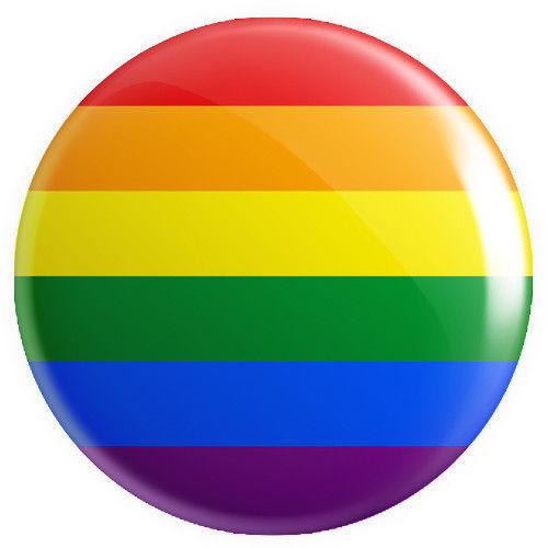 Lgbtq pride flags button - flags, pin