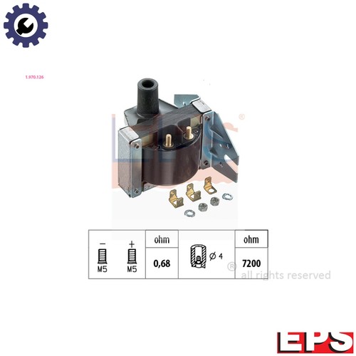 Ignition coil 970 126 for - coil, 1.970.126