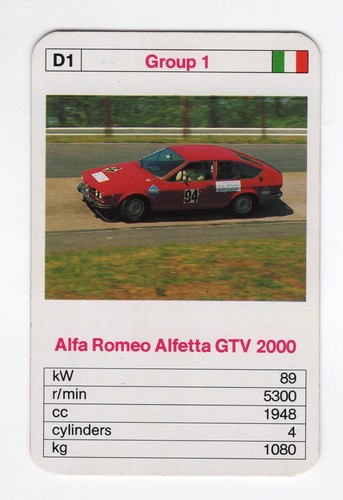 Motor super racers card - motor,