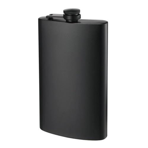 Flat hip flask 12 - flask, oz