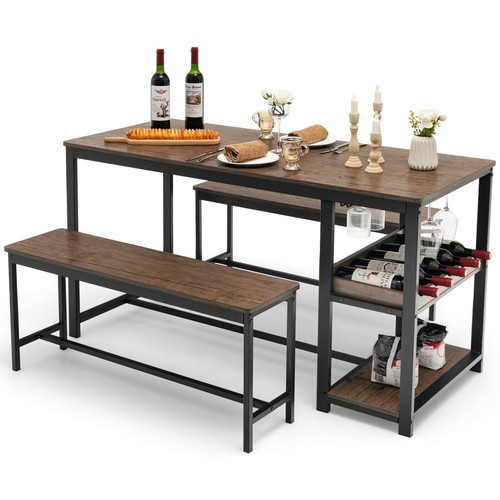 3pcs dining table set kitchen - 3pcs,