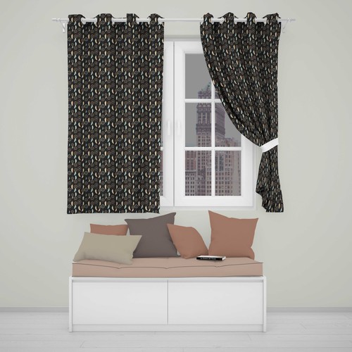 Blackout eyelet curtains - blackout,