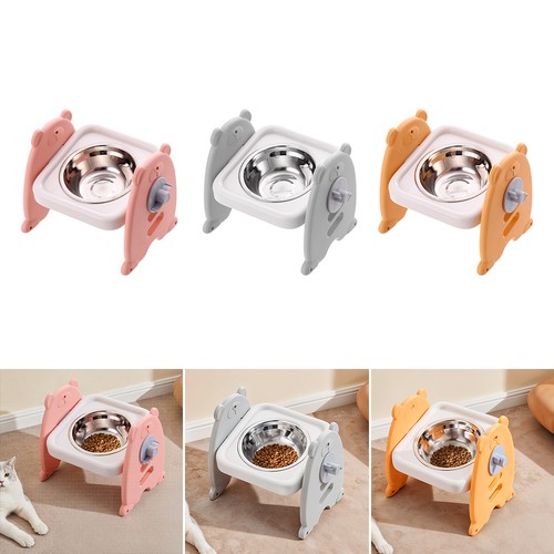 Cat dog food feeding stand - food,