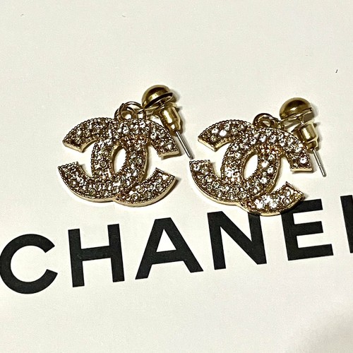 Chanel button dangle earrings - chanel,