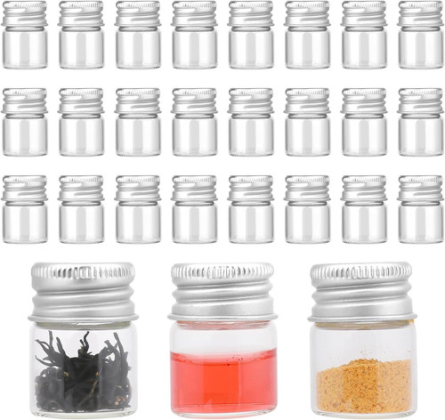24pcs 5ml mini glass bottles - 24pcs,