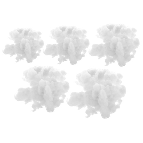 White fiberfill for crafts diy - white,