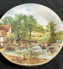 Fine Bone China English Plate John Constable The Hay Wain