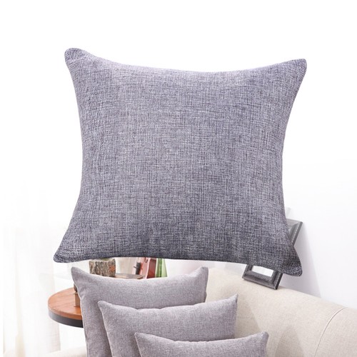 Natural flax cushion - natural,