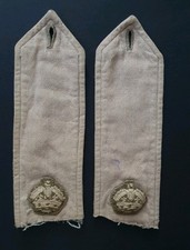 WW2 British Army - Major Rank - Kings Crown Epaulettes - Pair
