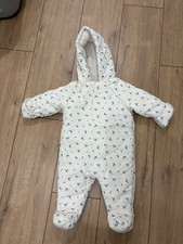 M&S White And Blue Floral