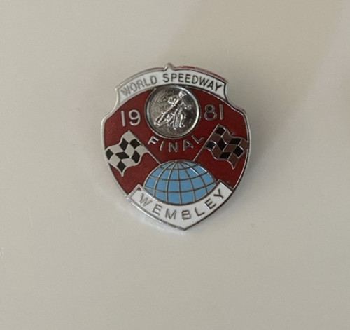 World speedway badge wembley - world,