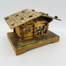 Vintage Swiss Chalet Music Box