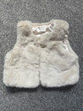 H&M Girls' Cream Faux Fur